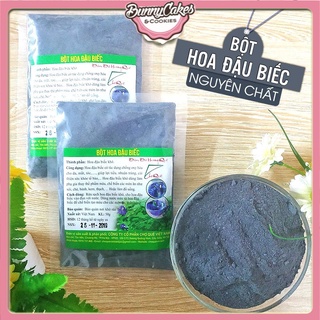 Bột màu tự nhiên chia nhỏ gói 10g tạo màu xanh biếc bột hoa đậu biếc