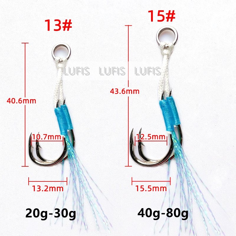 1 Mồi Câu Cá Nhân Tạo 3D Kèm Móc Kẹp 20g/30g/40g/60g/80g