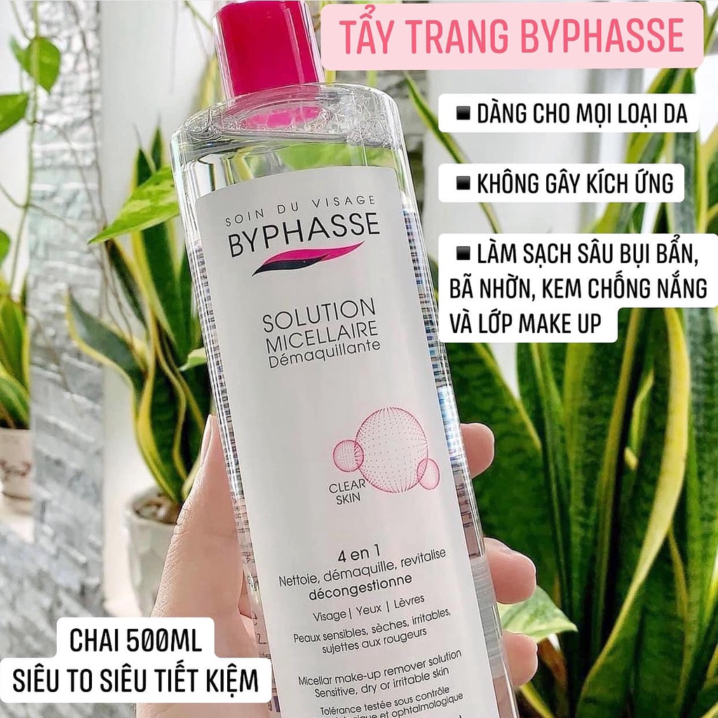 Nước tẩy trang Byphasse 500ml Solution Micellaire | BigBuy360 - bigbuy360.vn