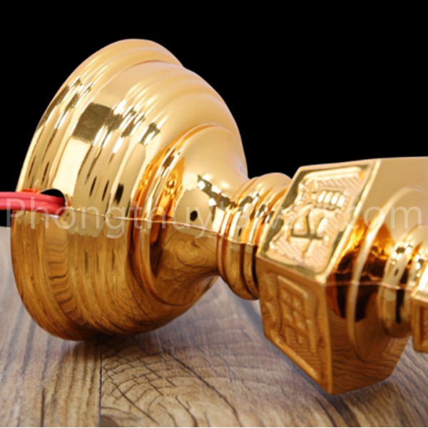 Đèn bàn thờ thân trụ cao 21cm/28cm-1 cặp