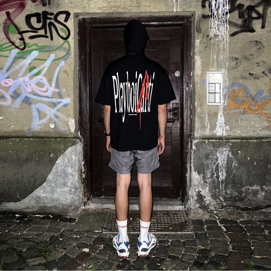 Áo thun nam ngắn tay PLAYBOI CARTI OVERSIZE TSHIRT