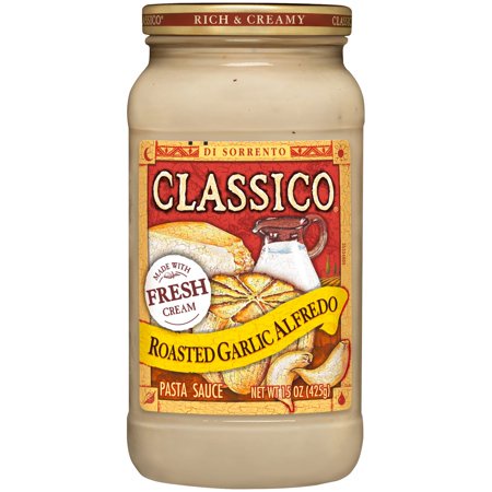Xốt Alfredo tỏi nướng kem sữa béo hũ nhỏ hiệu Classico 425g