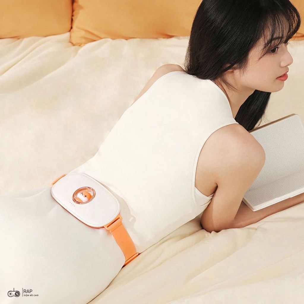 Đai massage Ráp làm ấm bụng giảm đau bụng đau lưng cho phụ nữ đến kì, chườm nóng giảm đau bụng kinh,hồi phục da sau sinh