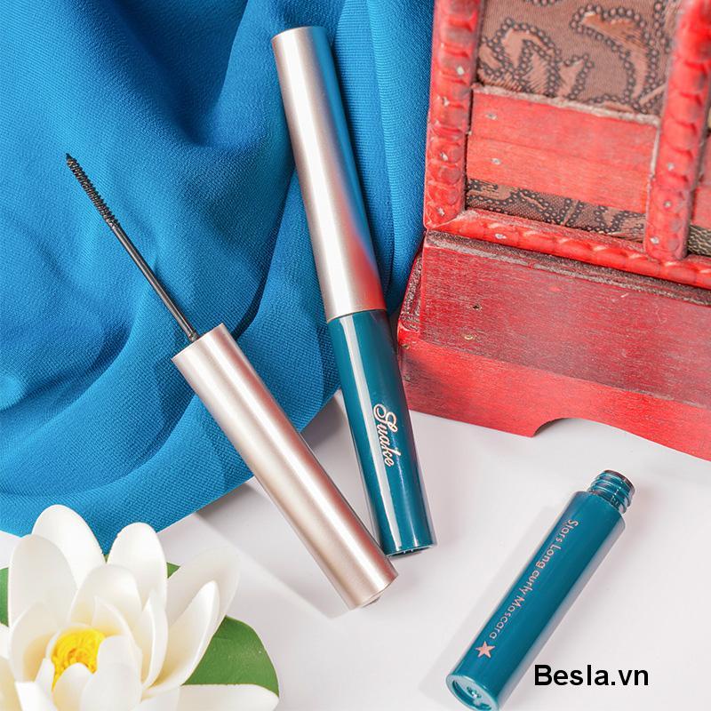 🍓Mascara Kháng Nước Chống Mồ Hôi Đầu Cọ Nhỏ Chuốt Mi Cong/Dài Hiệu Quả