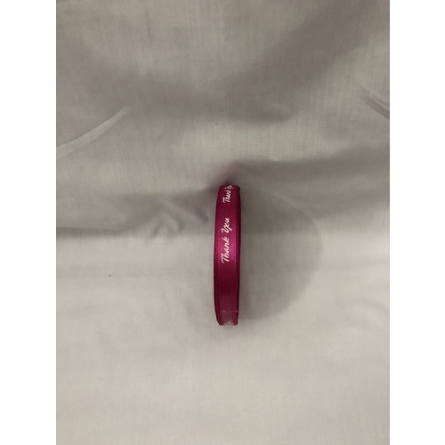 Ruy băng lụa 1 cm chữ "THANK YOU" đủ màu/cuộn