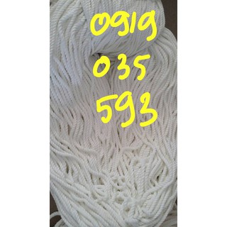 Dây dù trắng trang trí
