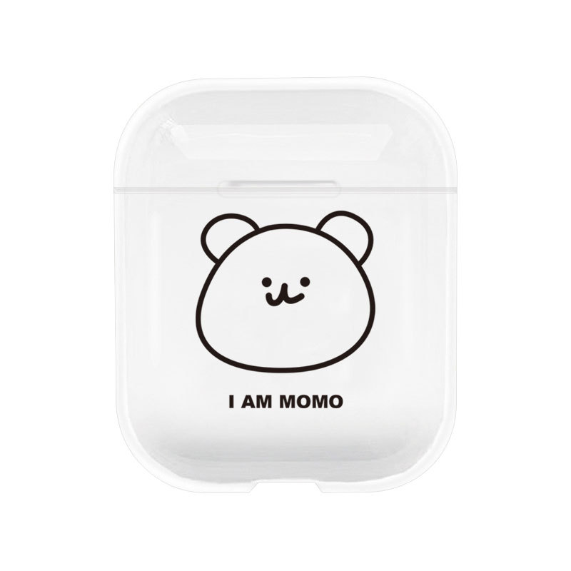 Vỏ Đựng Bảo Vệ Hộp Sạc Tai Nghe Airpods 1 / 2 Kèm Móc Hình Gấu Xinh Xắn