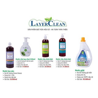 Combo 5 chai nước rửa chén 800ml tặng 1 chai rửa chén 300ml