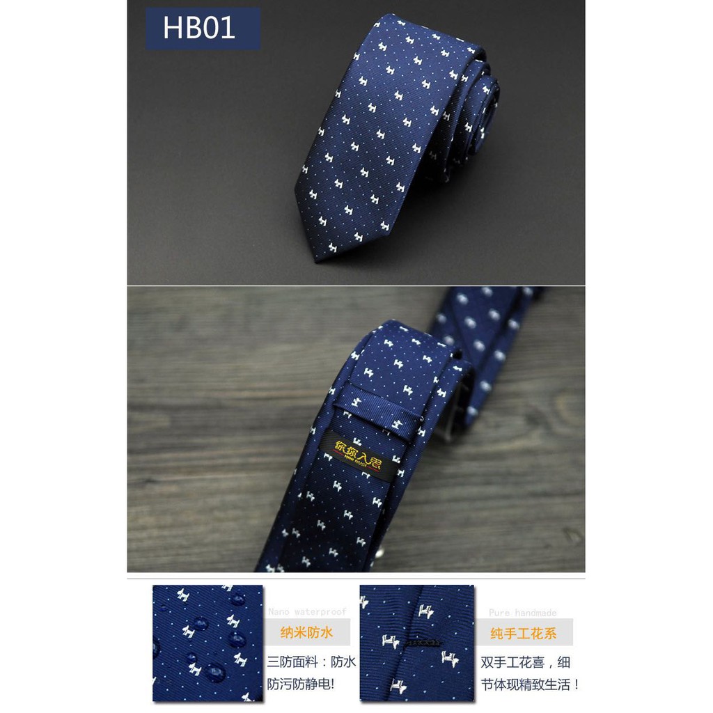Cà vạt thời trang cho nam 6cm 1200 Kim