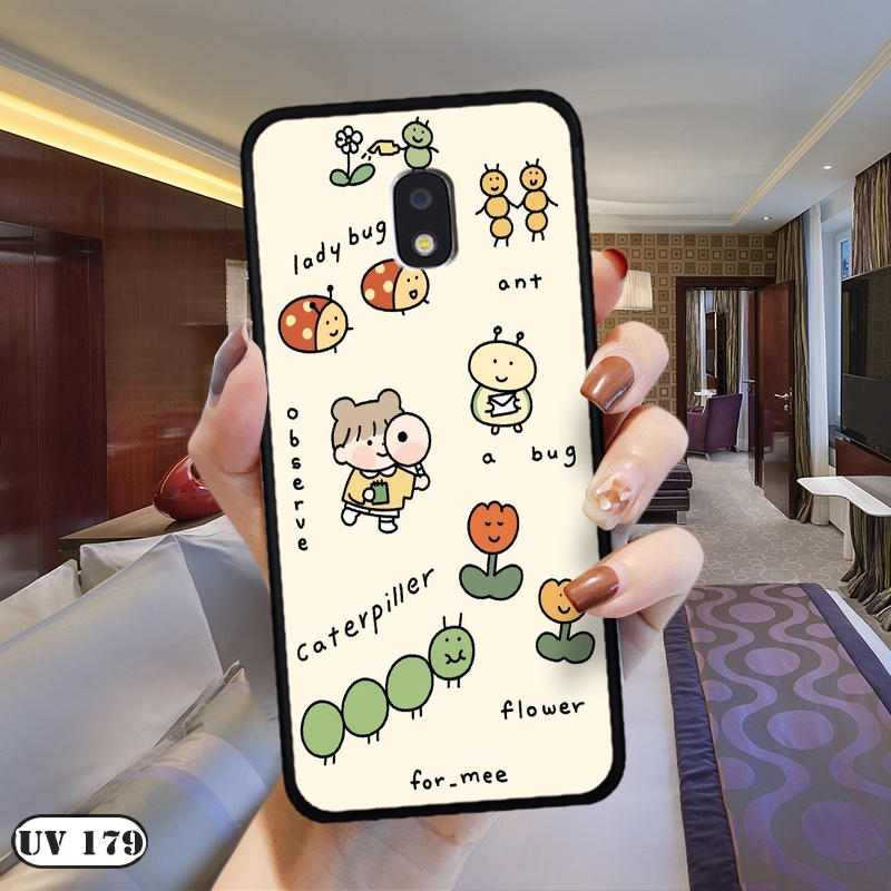 Ốp lưng  Samsung Galaxy J3 Pro - Lưng nhám viền dẻo in 2D