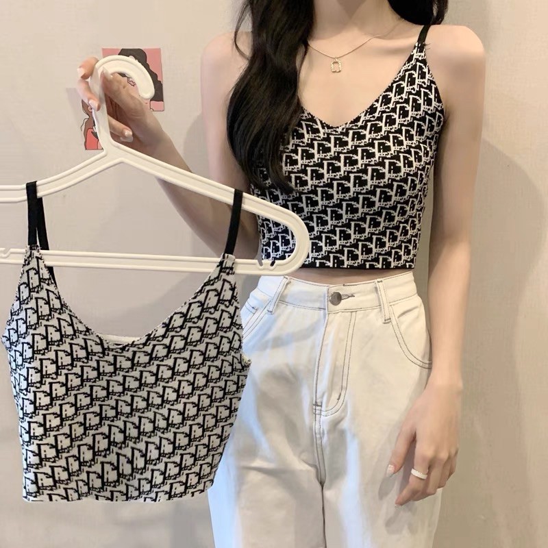 Áo Hai Dây Dior- Như Hình