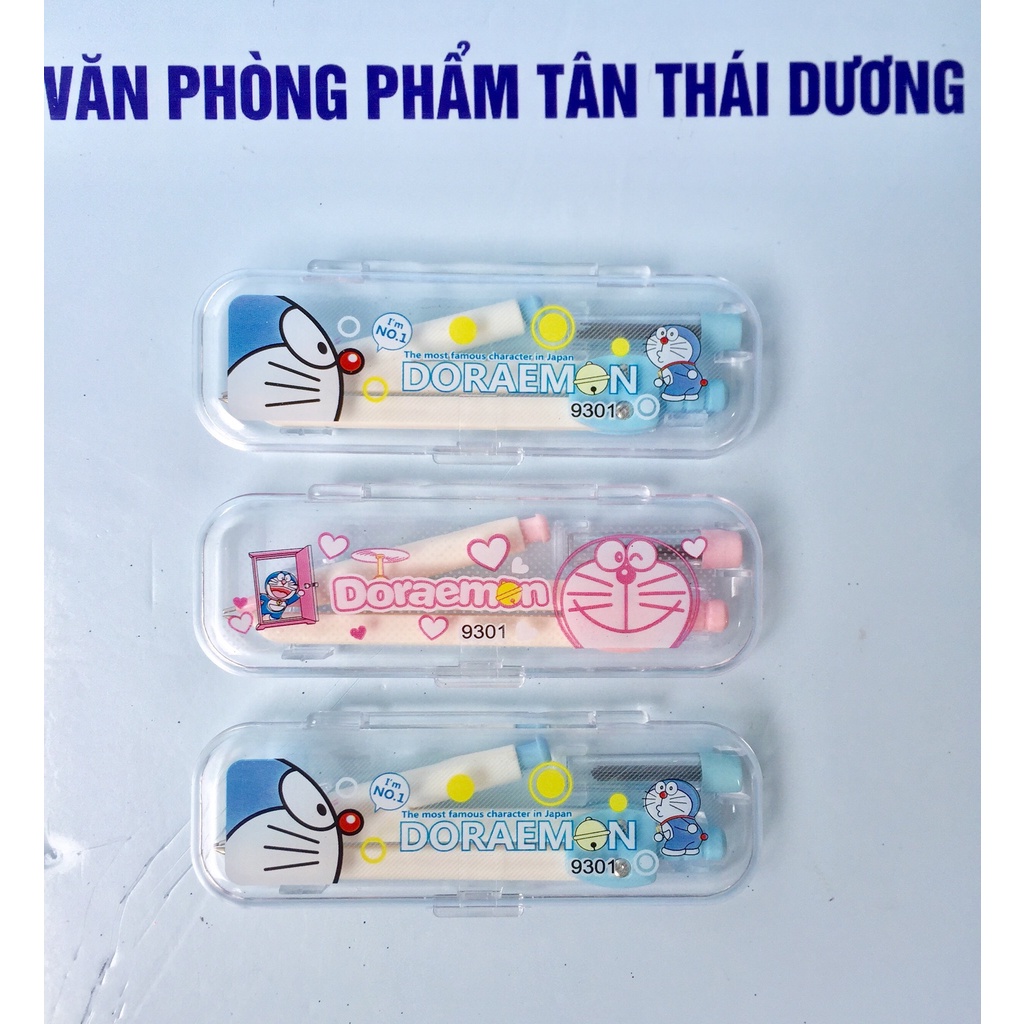 COMPA CHÌ KIM BẤM DORAEMON 9301 - 2 MÀU - DỄ THƯƠNG