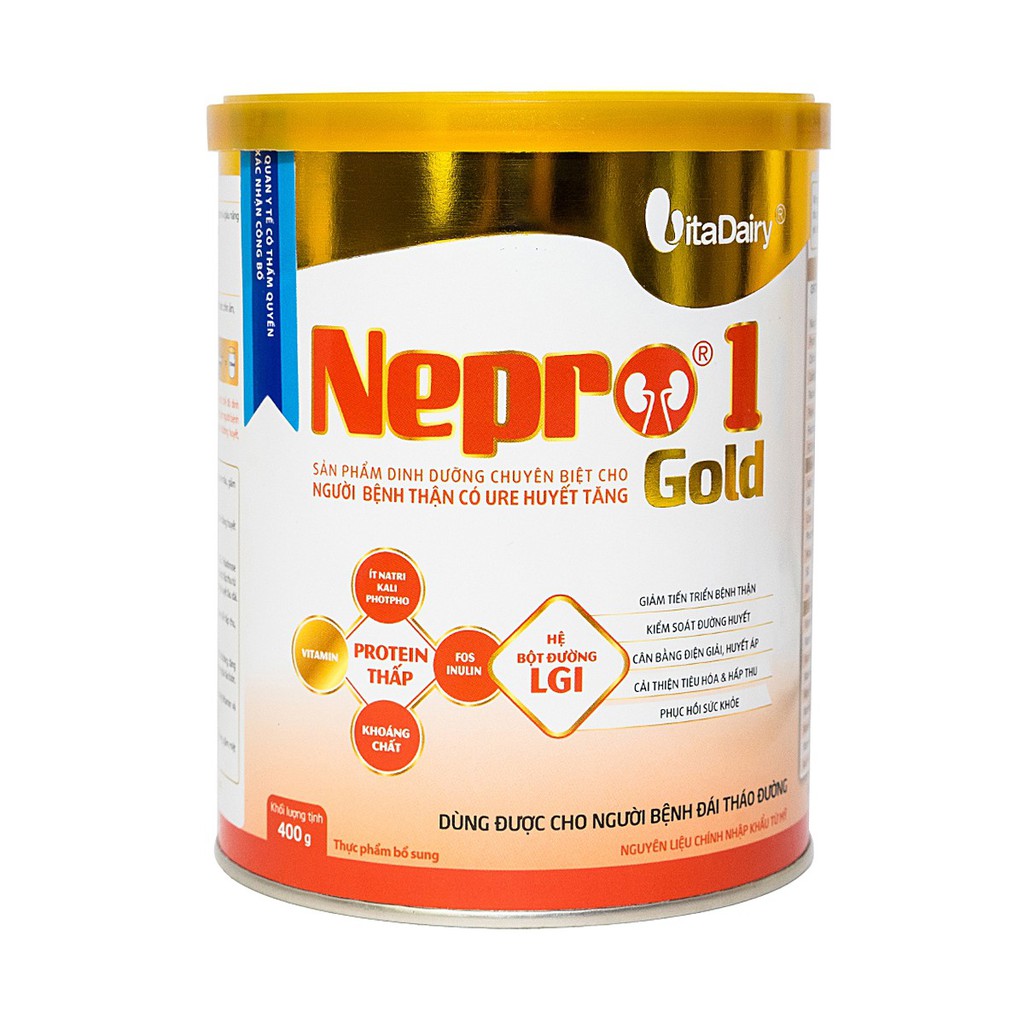 Combo 3 lon Sữa Nepro gold 1 400g/Date mới nhất thị trường