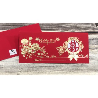 Thiệp đỏ truyền thống