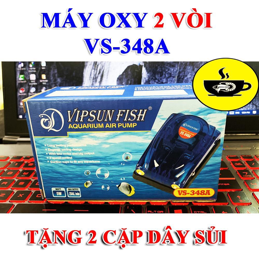 ❄️ Máy bơm oxy hồ cá VIPSUN FISH (Tặng dây + sủi oxi)