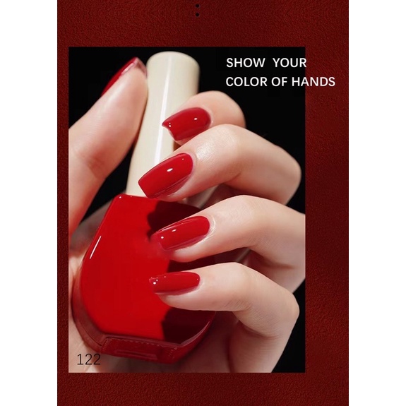 Sơn móng tay, sơn gel uv Angels chuỗi màu đỏ H5