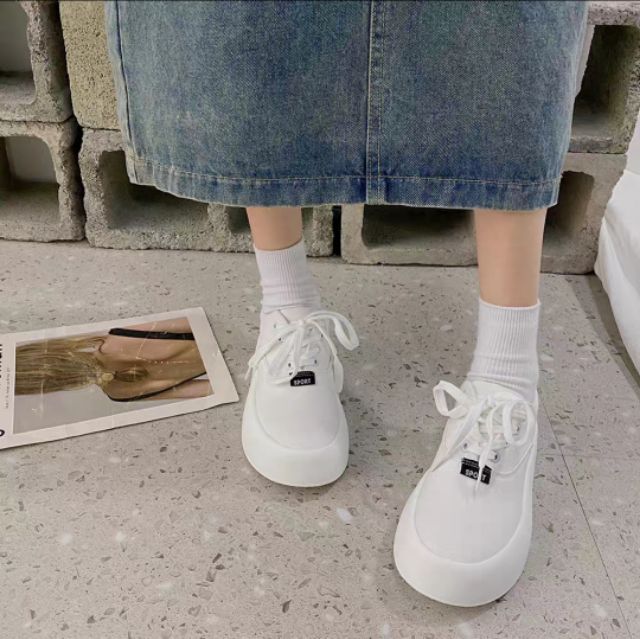 Giày Sport màu basic siêu độn