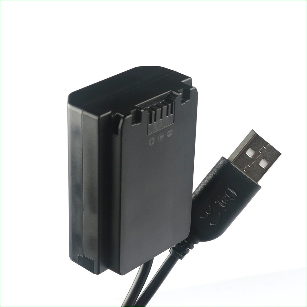 Pin giả 5V USB sang NP-FZ100 NP FZ100 NPFZ100+ cáp USB dự phòng cho Sony ILCE-7C ILCE-7M3 ILCE-7M3K ILCE-7RM3 ILCE-7RM4