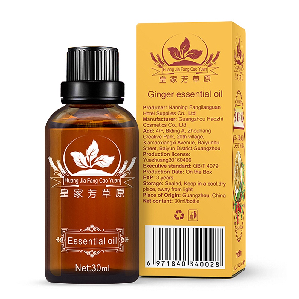 Tinh Dầu Gừng Hailicare 100% Giúp Giải Độc Tố Da