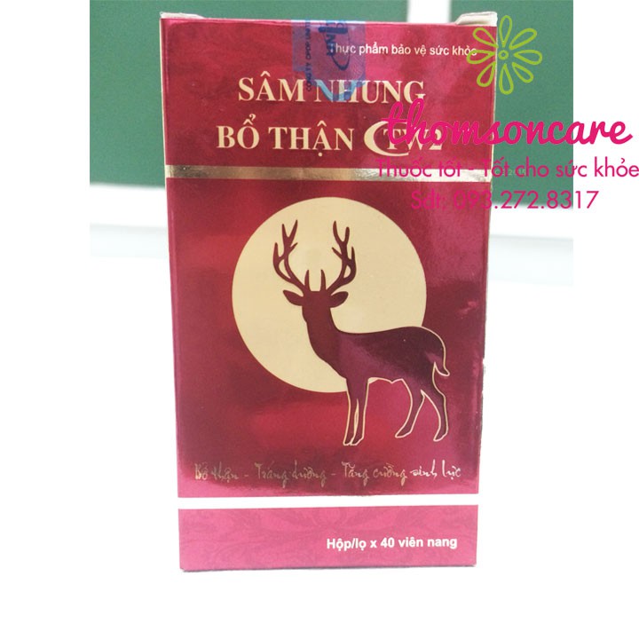 Sâm nhung bổ thận TW2 hỗ trợ tăng cường sinh lý cho cả nam và nữ của dược phẩm trung ương