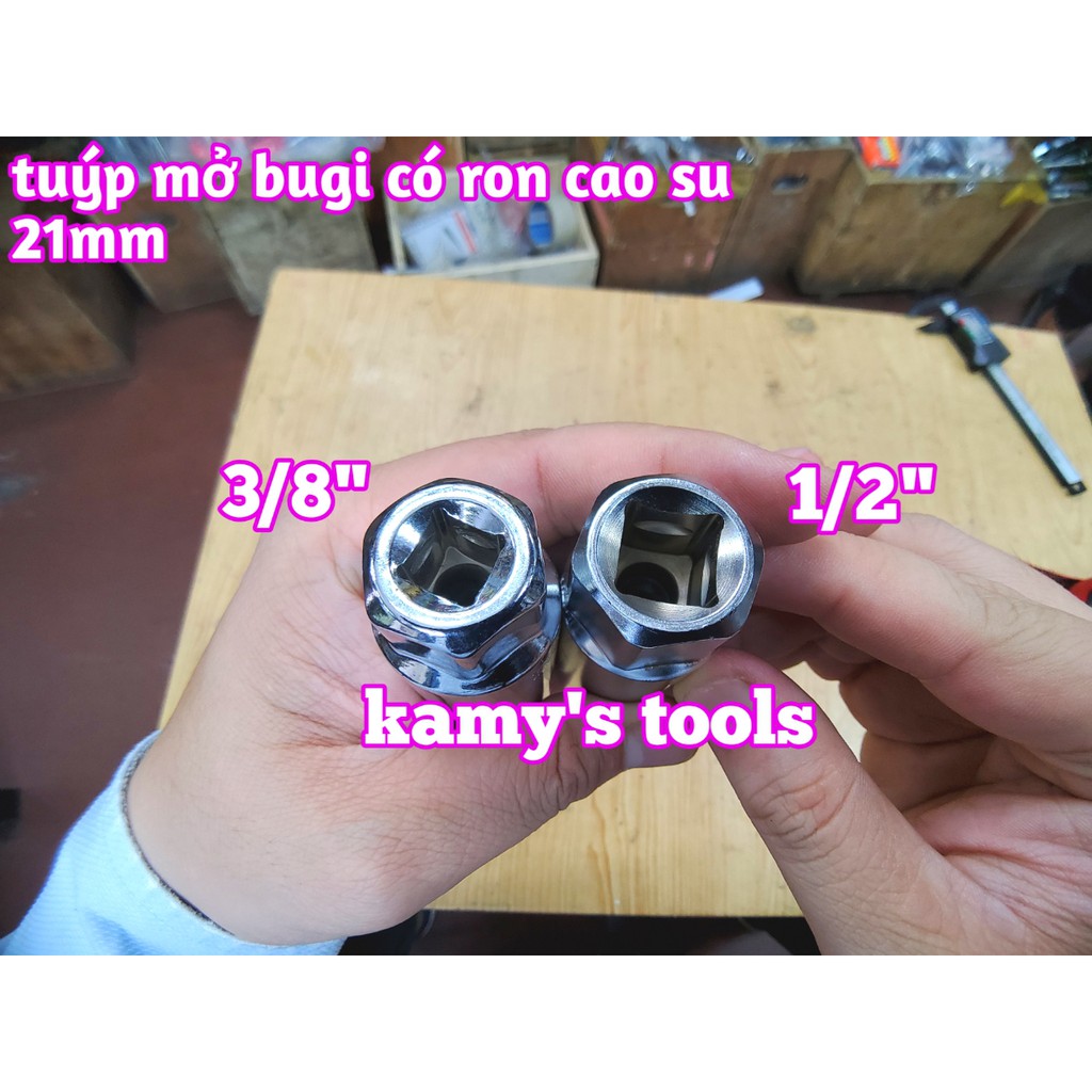 Tuýp mở bugi có ron cao su Crossman 21mm