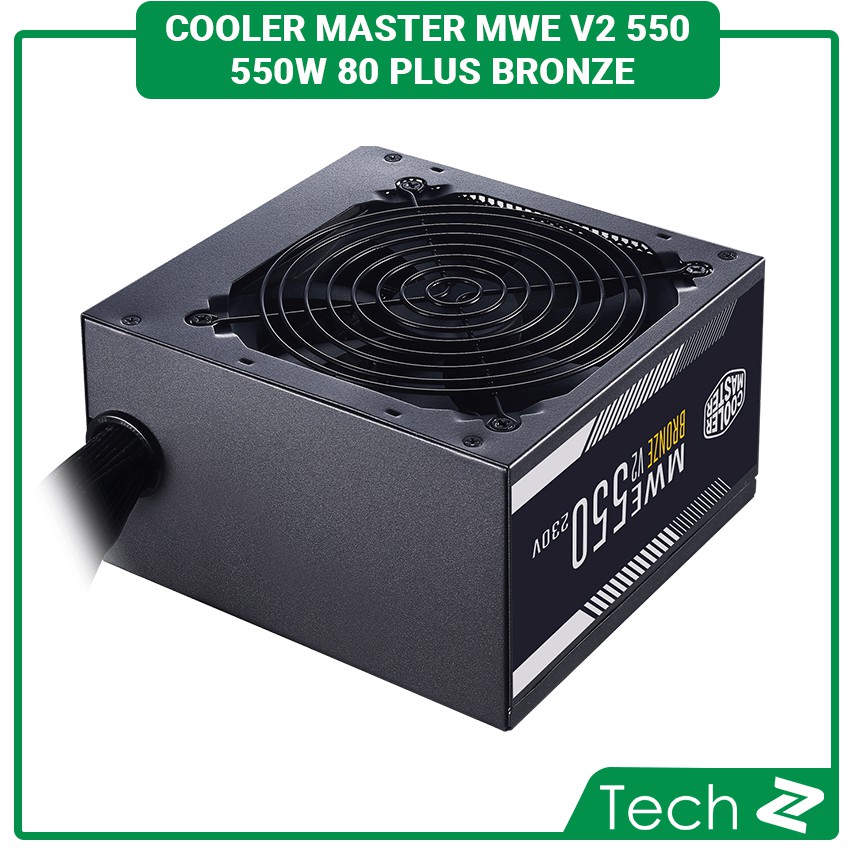 Nguồn máy tính Cooler Master MWE V2 230V 550 550W Plus Bronze  (80 Plus Bronze/Màu Đen)