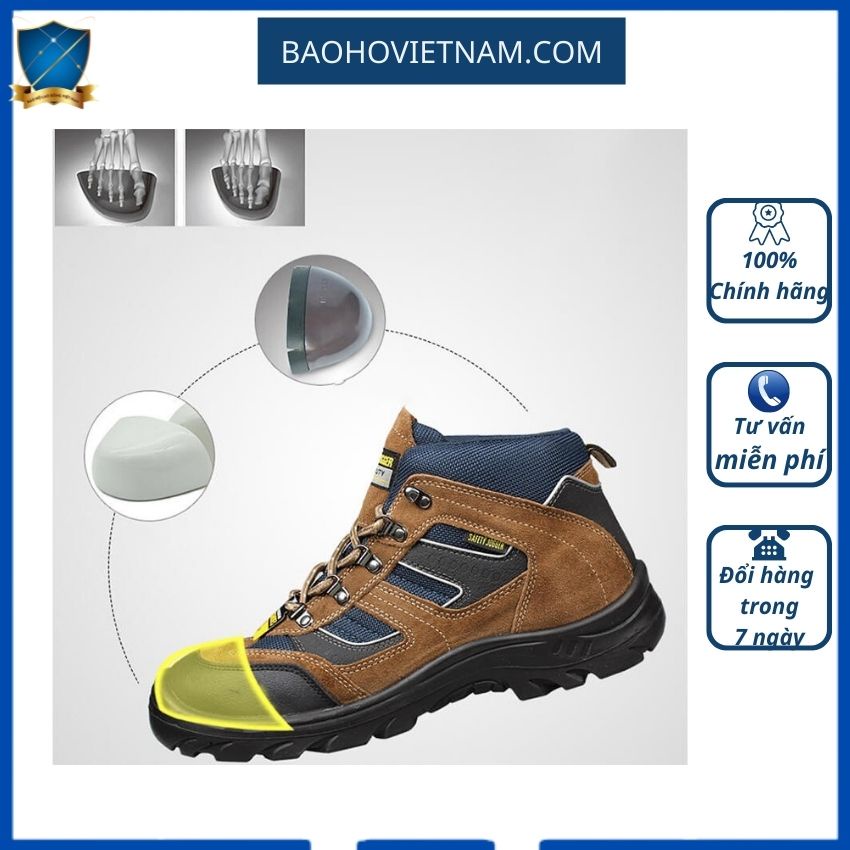 Giày bảo hộ lao động Jogger X2020 S3 SRC da lộn siêu bền chống thấm nước chuẩn S3 Châu Âu