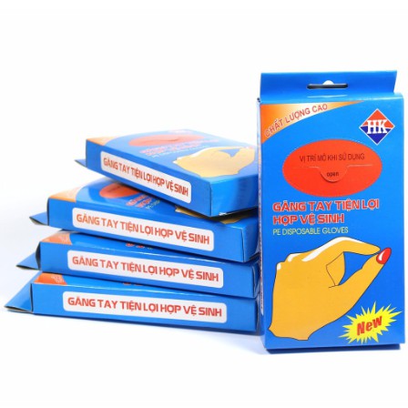 Hộp 100 Chiếc Găng Tay Nilon Tiện Lợi