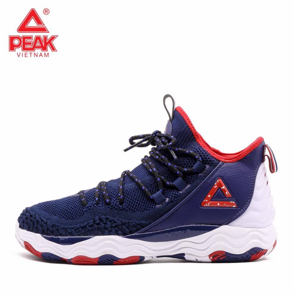 Giày bóng rổ PEAK Dwight Howard 4 E84013A – Xanh Navy mới NEW new