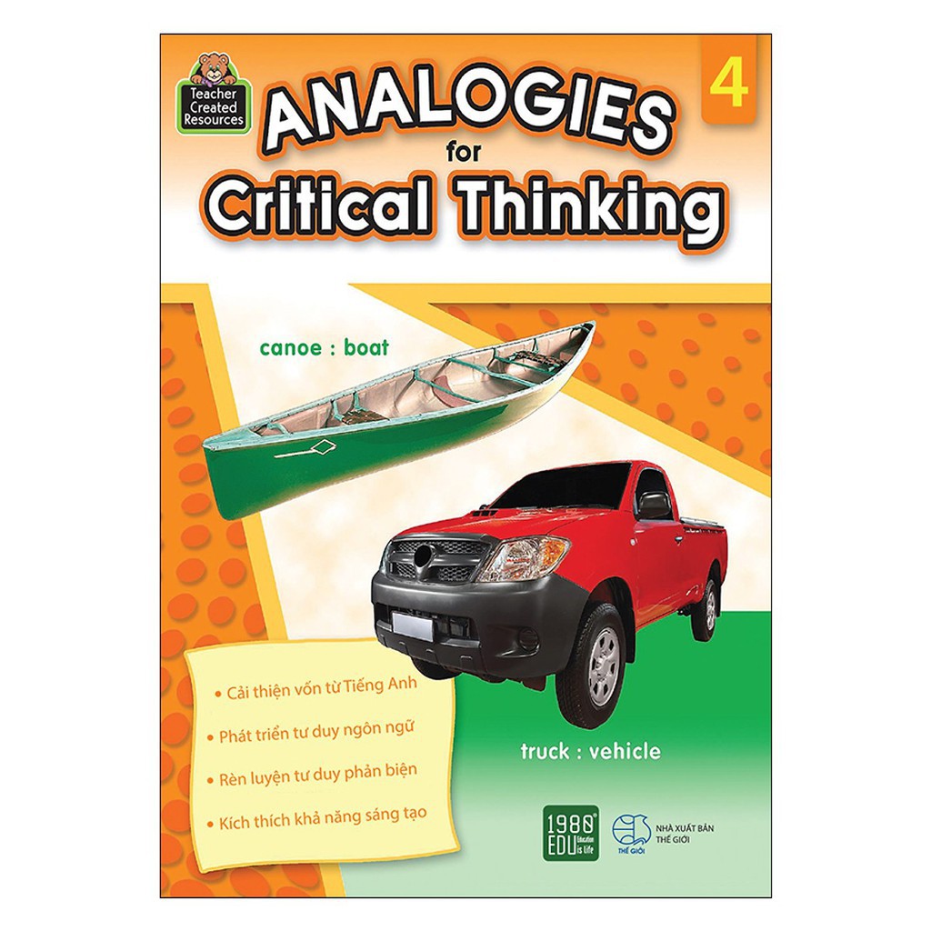 Sách - Analogies for Critical Thinking (tập 4) (Xả Kho)