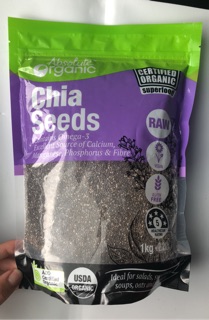 Hạt Chia đen Absolute Organic 1kg