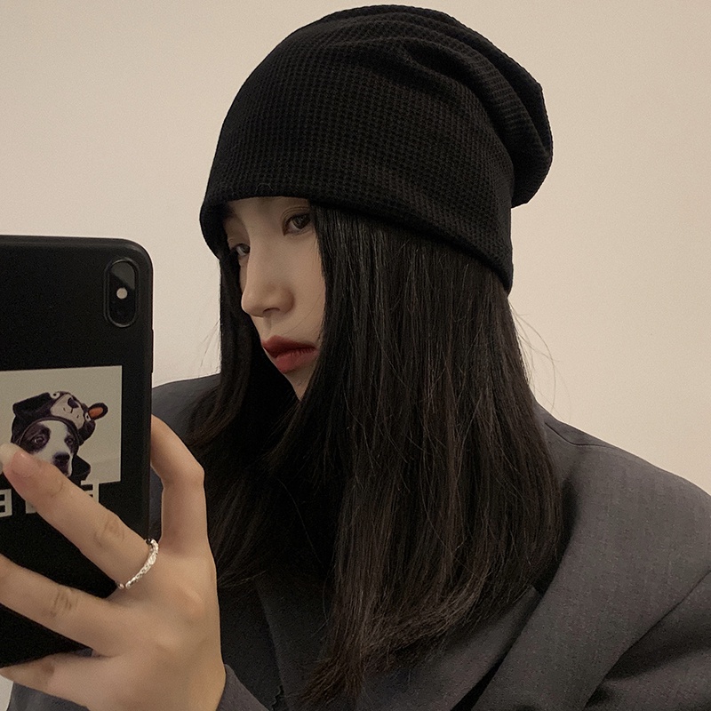 Mũ Len Màu Trơn Phong Cách Thời Trang Nhật Bản Dành Cho Nữ