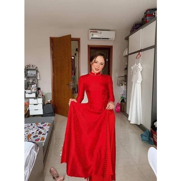 Áo dài gấm