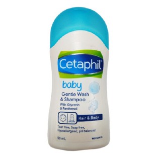 Sữa Tắm Gội Cetaphil Dịu Nhẹ Cho Bé 50ml Baby Gentle Wash & Shampoo