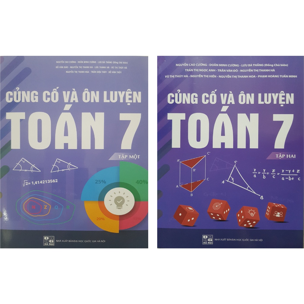 Sách - Combo Củng cố và ôn luyện Toán 7