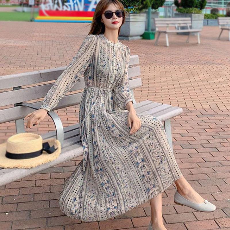 Đầm Voan Phong Cách Hàn Quốc Xinh Xắn Cho Nữ