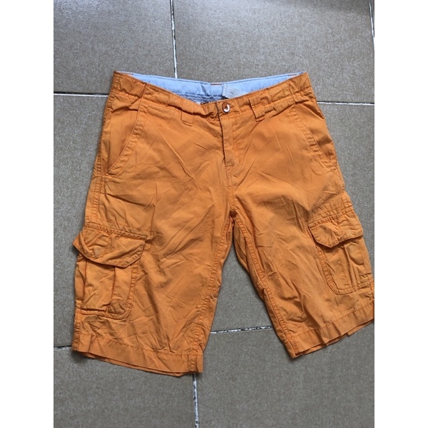 Size 29 quần short ngố đùi nam màu cam túi hộp mới ok 2hand
