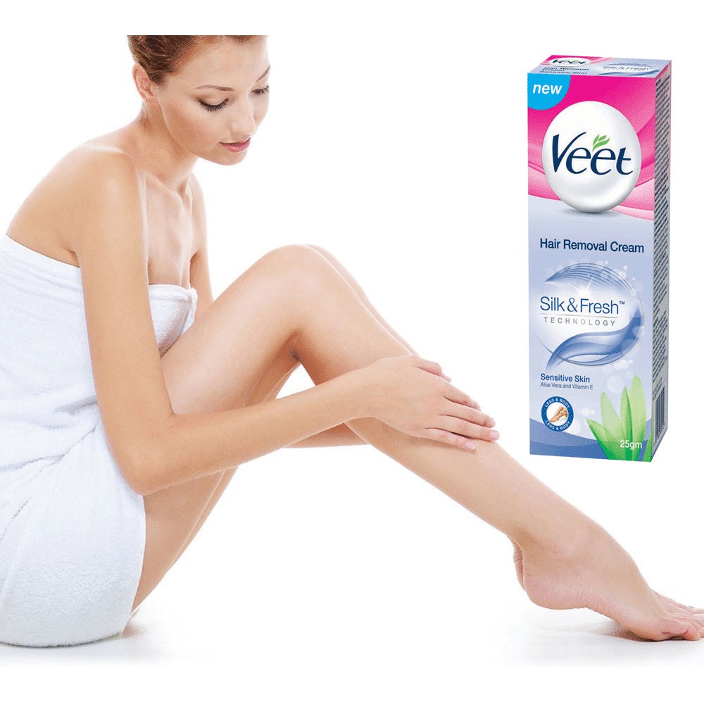 Kem tẩy lông Veet Silk Fresh 25g - cho da thường