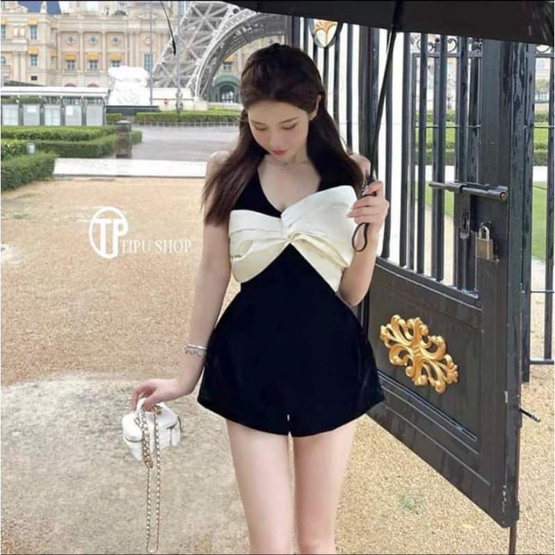 JUM tuyết mưa nơ trắng to sát nách