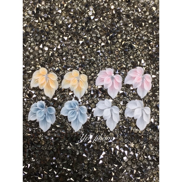 Hoa bột nail- Hoa gắn móng chân xinh