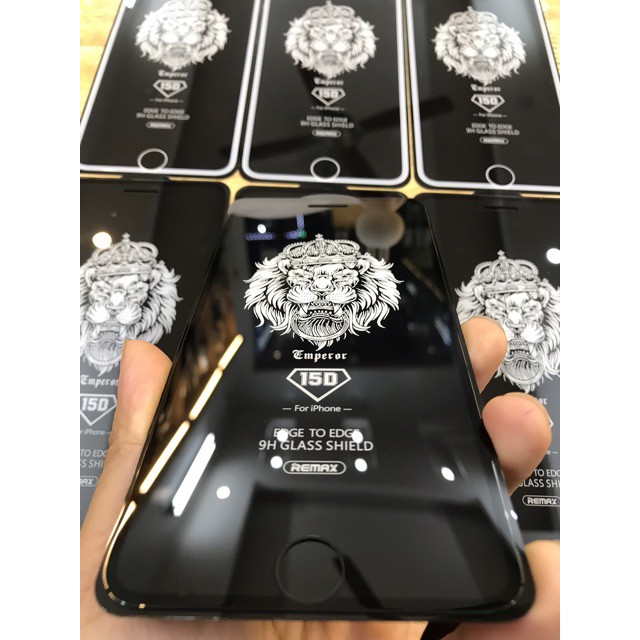 [Mới vè iP11 đủ mã] Kính cường lực Full 15D cho iphone 6plus 7/7plus 8/8plus X/XSMAX hàng chính hãng của REMAX