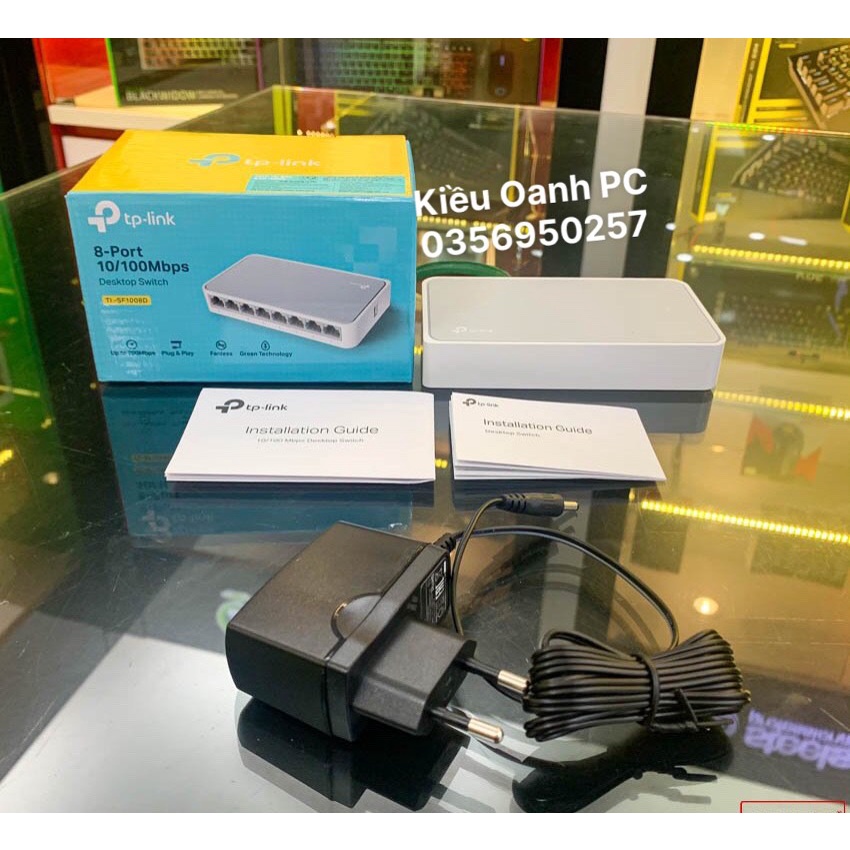 Thiết bị chia mạng - Bộ chia mạng Switch TP-Link 8 Port TL-SF1008D  - Mới Chính hãng BH 2 Năm