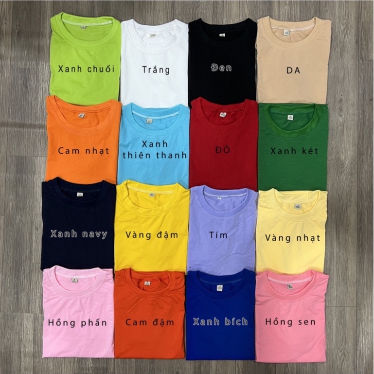 Áo thun trơn unisex cổ tròn Size XL,XXL,3XL vải dày mịn form rộng Kabuto