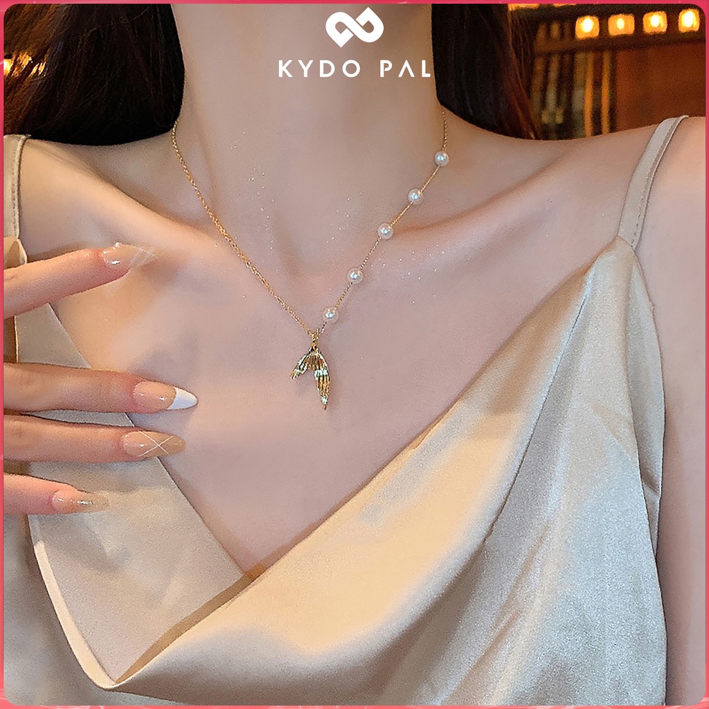 Vòng cổ nữ choker tiên cá cá tính dây chuyền thời trang bạc 925 hàn quốc MCK39 - KYDO PAL Phụ kiện trang sức