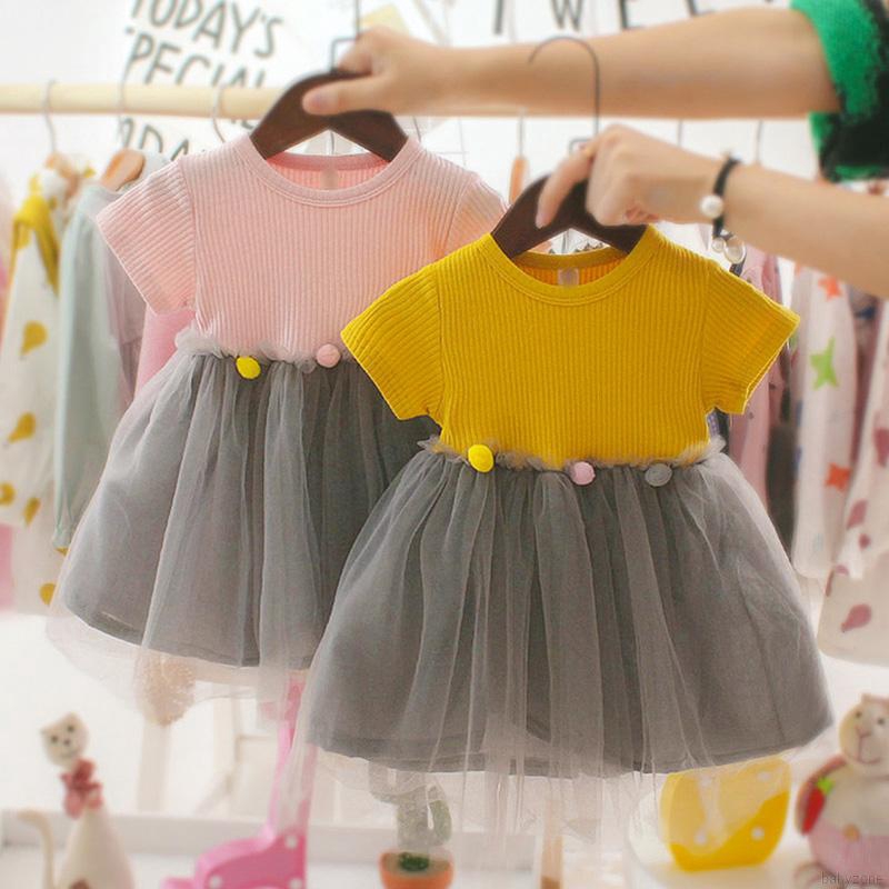 Đầm lưới xòe công chúa xinh xắn dành cho bé gái