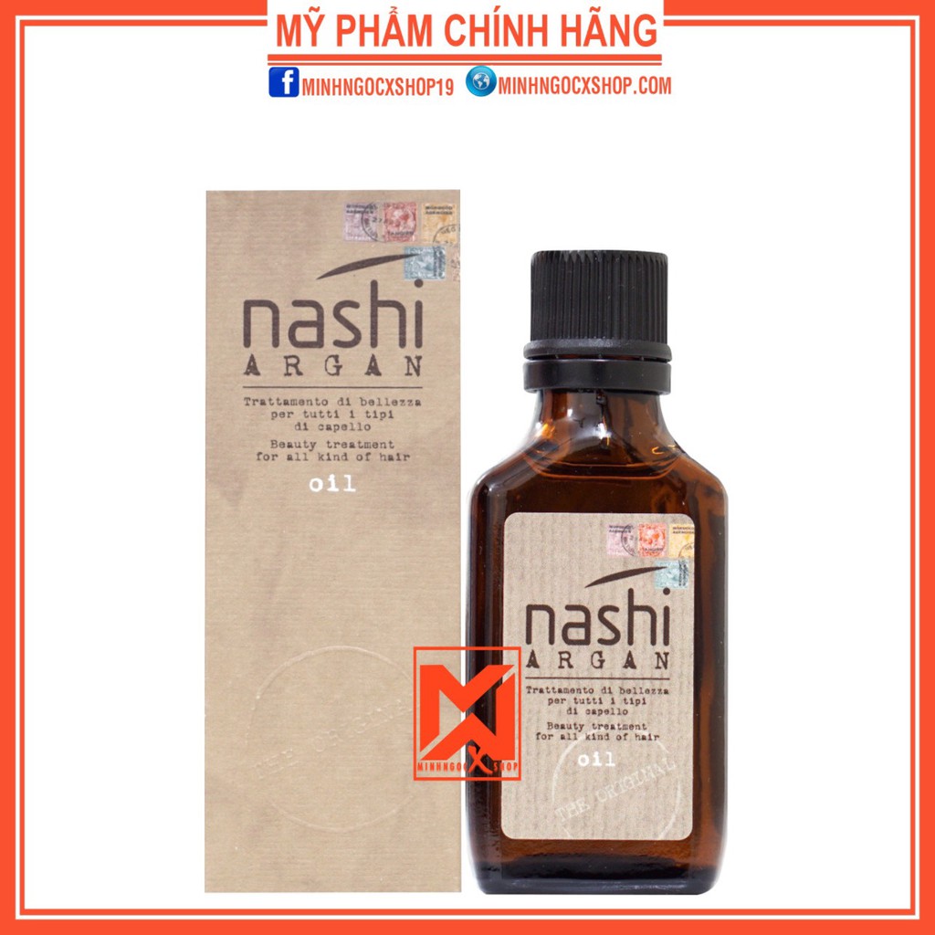 NASHI DẦU DƯỠNG TÓC NASHI ARGAN OIL 30ML CHÍNH HÃNG