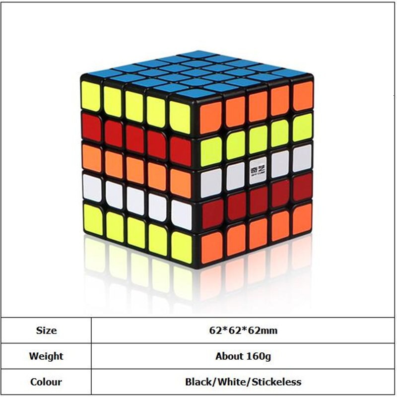 Đồ chơi Rubik 5x5 QiYi S ZhengS Sticker - rubik 5 tầng lập phương phát triển trí não