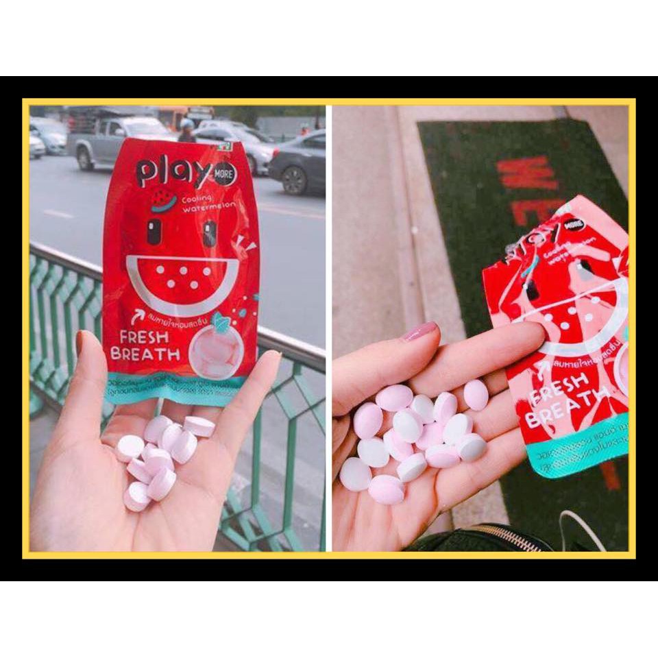 Kẹo the dưa hấu / xí muội Playmore ( Thái Lan )