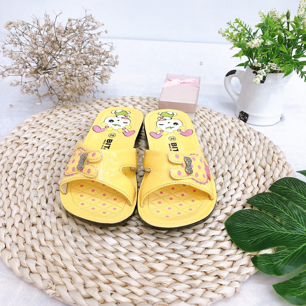 Dép bé gái kiểu dáng quai ngang- DENGI.42 Size 22-33