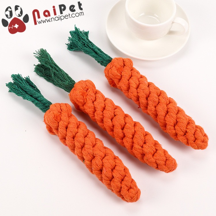 Đồ Chơi Bện Dây Thừng Hình Cà Rốt DT005